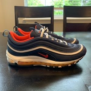 Air Max 97 - Midnight Navy Habanero Red - sz 9.5